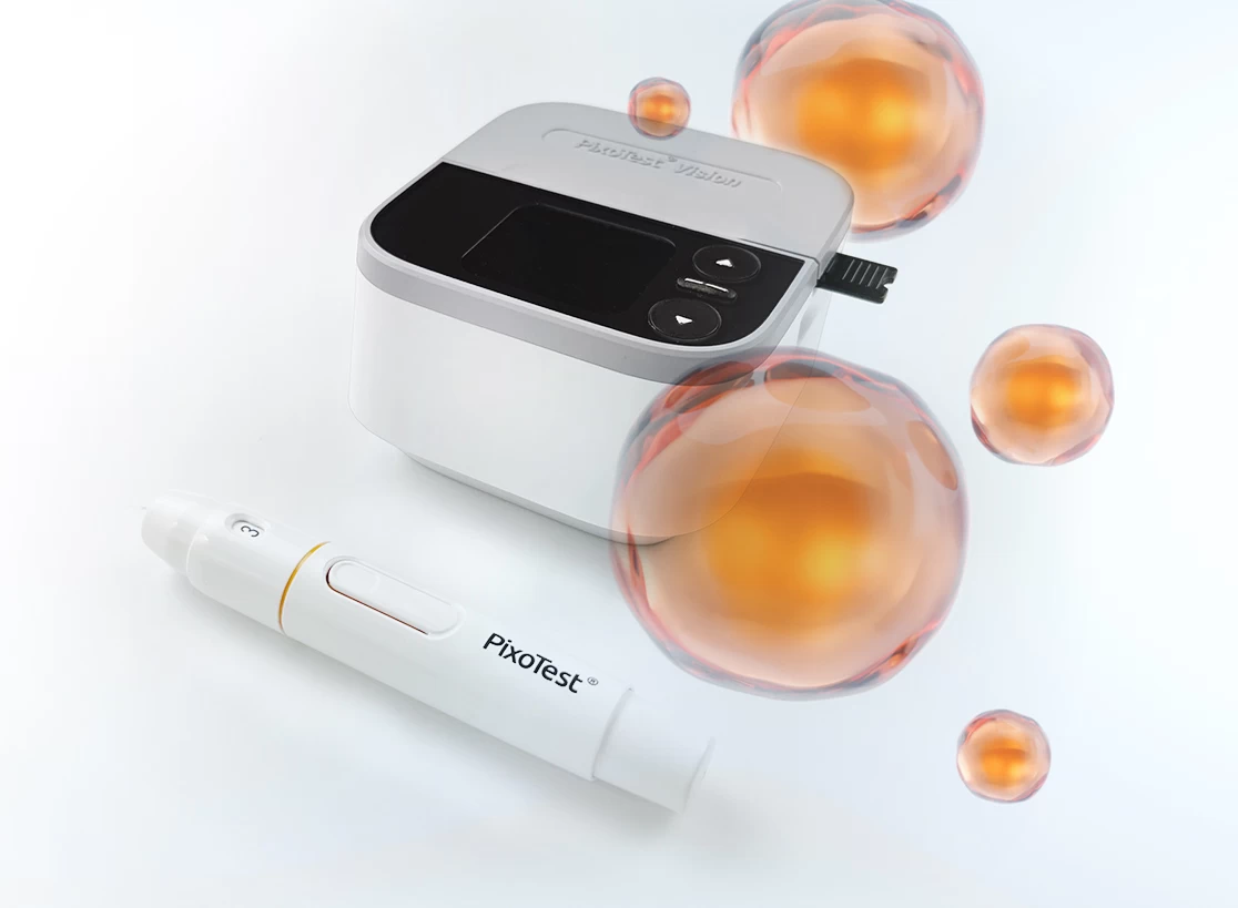 PixoTest Vision 居家血脂檢測流程